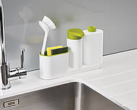 Органайзер для раковины ванной и кухни с дозатором мыла Sink tidy set plus