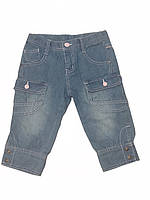 Дитячі бриджі (шорти) джинс для дівчинки 110, 116 см