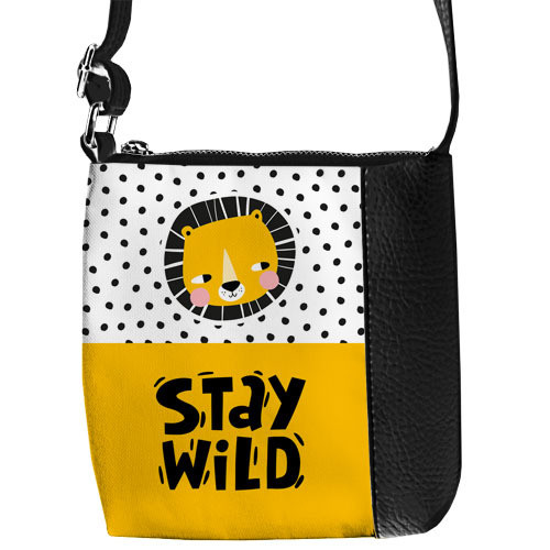 Сумка дитяча Little prince Stay wild лев (PSM_20M001_BL)