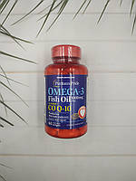 Омега-3  Puritan's Pride Fish Oil 1000 mg plus Co Q-10 60caps omega