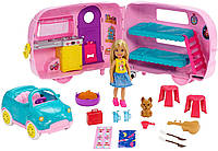 Игровой набор Барби Кемпер Челси Barbie Club Chelsea Camper Playset with Chelsea Doll FXG90