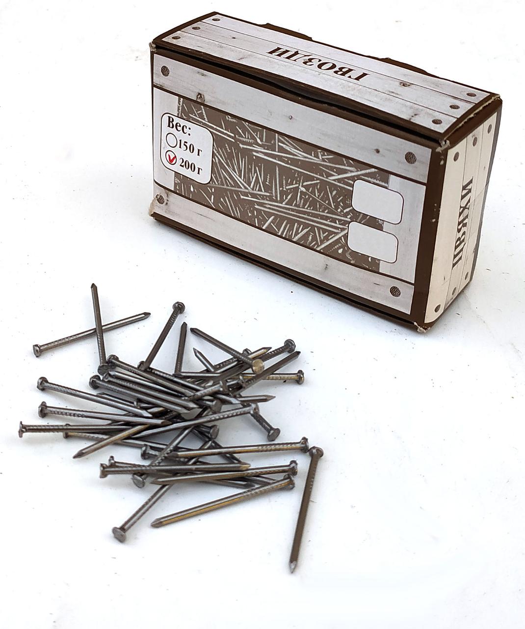 Гвозд 1,8х32 мм фасований по 200 г (Ведмідь)