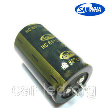330mkf - 450v HC 30*50 SAMWHA, 85°C конденсатор електролітичний