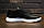 Шкіряні чоловічі кросівки LEVEL перфорація чорний з білим, фото 3