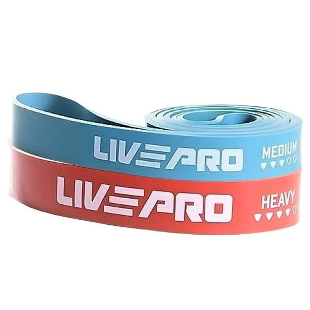 Набір еспандер-петлі LivePro SUPER BAND 23-77 кг для підтягування, турніка, воркаута, фітнесу та тренувань.