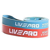 Набір еспандер-петлі LivePro SUPER BAND 23-77 кг для підтягування, турніка, воркаута, фітнесу та тренувань.