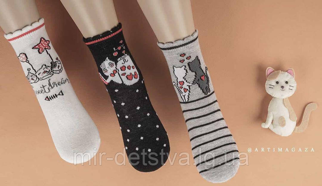 Ошатні шкарпетки для дівчаток ТМ Katamino р.7-8 (27-30 см)