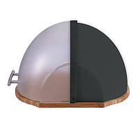 Хлібниця дерев'яна основа 37×21,5×39,5см (біла,чорна) Maestro