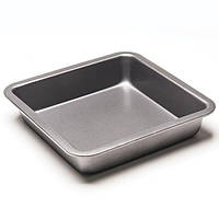 Форма для випічки 22,5х22,5х4,5см вуглецева сталь темно-сіра Maestro