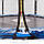 Батут Atleto 490 см з подвійними ніжками синій, фото 7