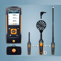 TESTO 440 dP комби комплект 2 для измерения скорости, влажности, температуры воздуха, дифдавления