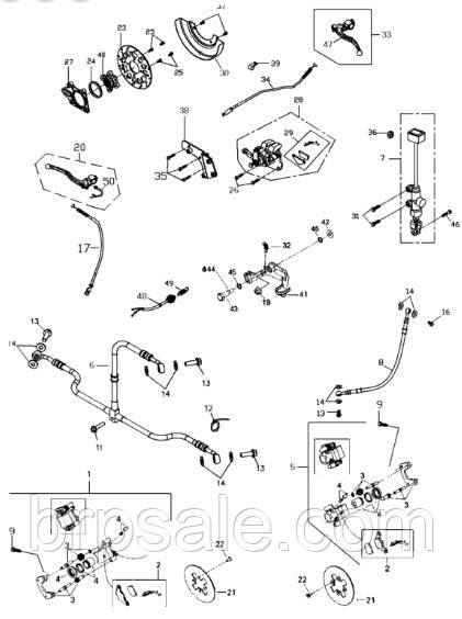 Гальмівний трос Can-Am BRP Brake cable