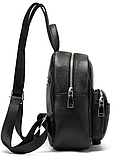 Рюкзак компактний жіночий Vintage 20053 Чорний, фото 4