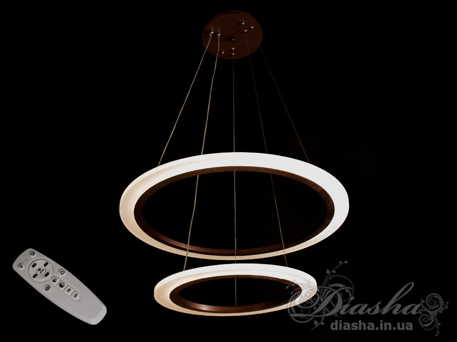 Люстра кільця Diasha 1031/400+600BK dimmer