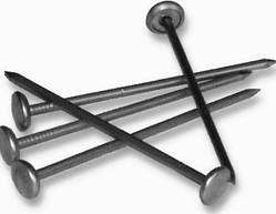 Цвяхи будівельні Шиферні 5.0 х 120 мм 250 грам в пакеті