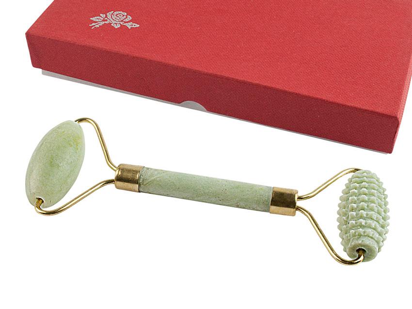 Нефритовий масажер Валик їжачок, фото 1
