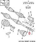Підвісний підшипник на Fiat Ducato 230, Peugeot Boxer, Citroen Jumper (1994-2002), 9654345980, 324706, фото 4