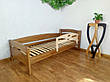 Кутове односпальне дерев'яне ліжко з натурального дерева від виробника "Марта", фото 3