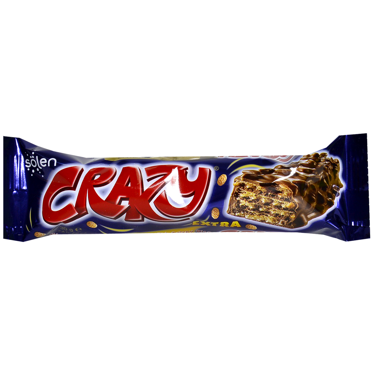 

Вaфли Crazy с какао кремом в молочном шоколаде с хрустящим рисом 30г (уп/24шт)