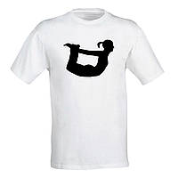 Женская футболка с принтом для йоги "Поза Лука" Push IT
