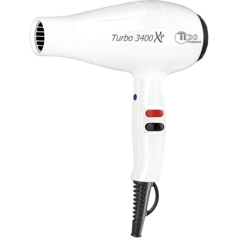 Професійний фен для волосся з іонізацією TICO Professional Turbo 3400 XP ION WHITE 2200W