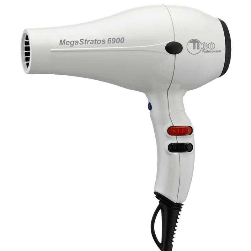 Профессиональный фен для волос TICO Professional Mega Stratos 6900 White 2500W