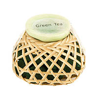 Благовония Китайские Корзинка круглая Зелёный чай конусы 10 шт в уп 5х5х3 см Зелёный (25055)