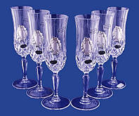 Набор бокалов для шампанского 300 мл Suggest 690036 Италия 6шт.