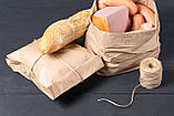 Паперовий пакет для продуктів 220*80*380 мм, упаковка 1000 шт, фото 4