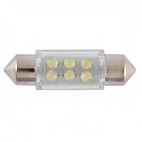 Автолампи WINSO 12V FLUX SV8.5 T11x36 6LEDS white