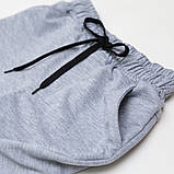 Бриджі шорти для хлопчика трикотажні SmileTime Original, світло-сірий, фото 6