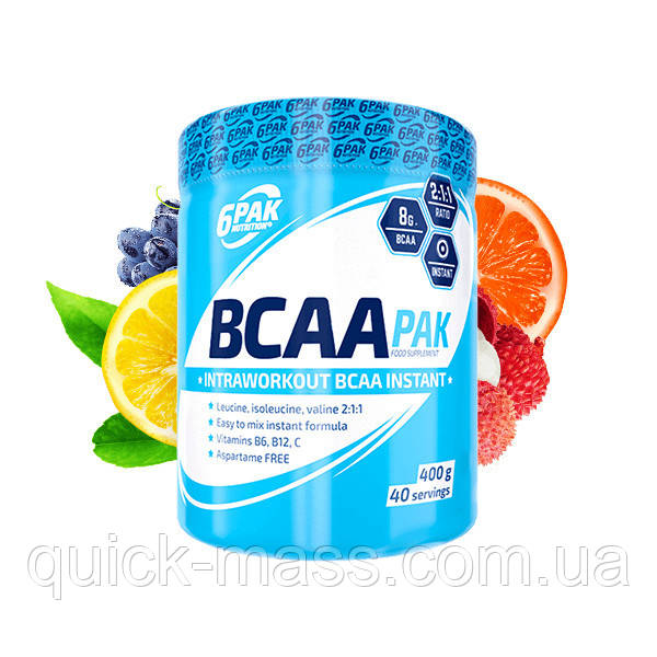 БЦАА 6PAK Nutrition BCAA Pak 400g