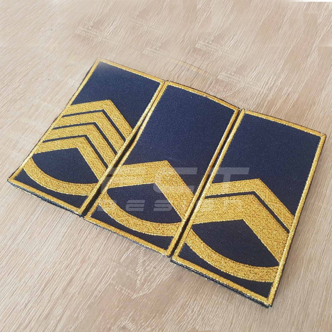 Погон НГУ нового зразка сині