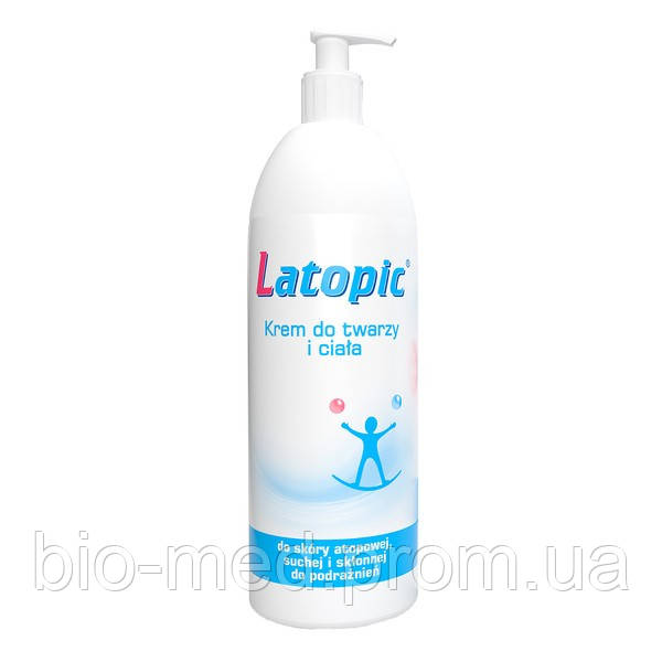 Latopic — крем для обличчя й тіла з першого дня життя, 250 мл, фото 1