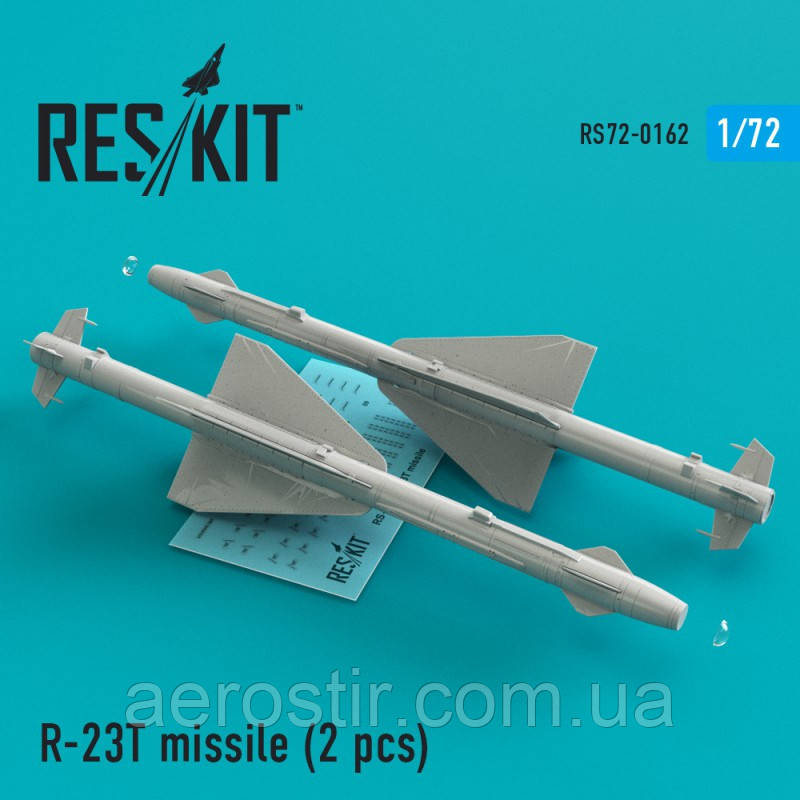 R-23Т missile 2 pcs MiG-23 1/72 RES/KIT 72-0162