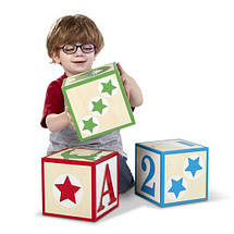 Набір із 3 великих дерев'яних кубиків ТМ Melissa&Doug, фото 6