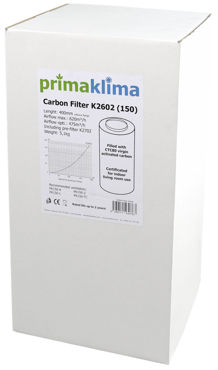 Фільтр вугільний Prima Klima K2602 (475-620м3) ECO LINE