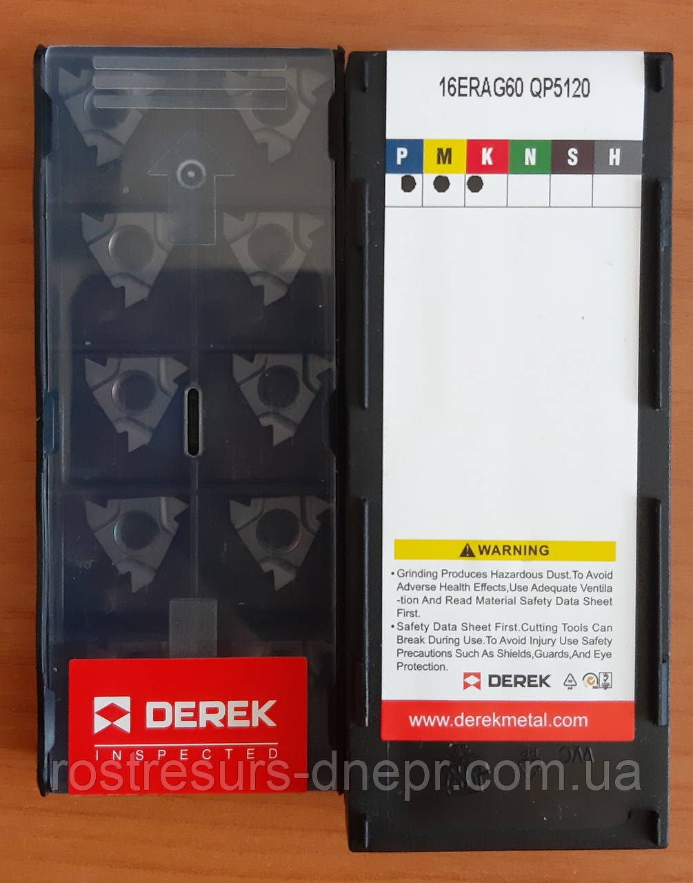 Пластина різьбова 16ERAG60 QP5120, фото 1