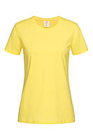 Футболка жіноча жовта з круглим вирізом Stedman — YELСТ2600