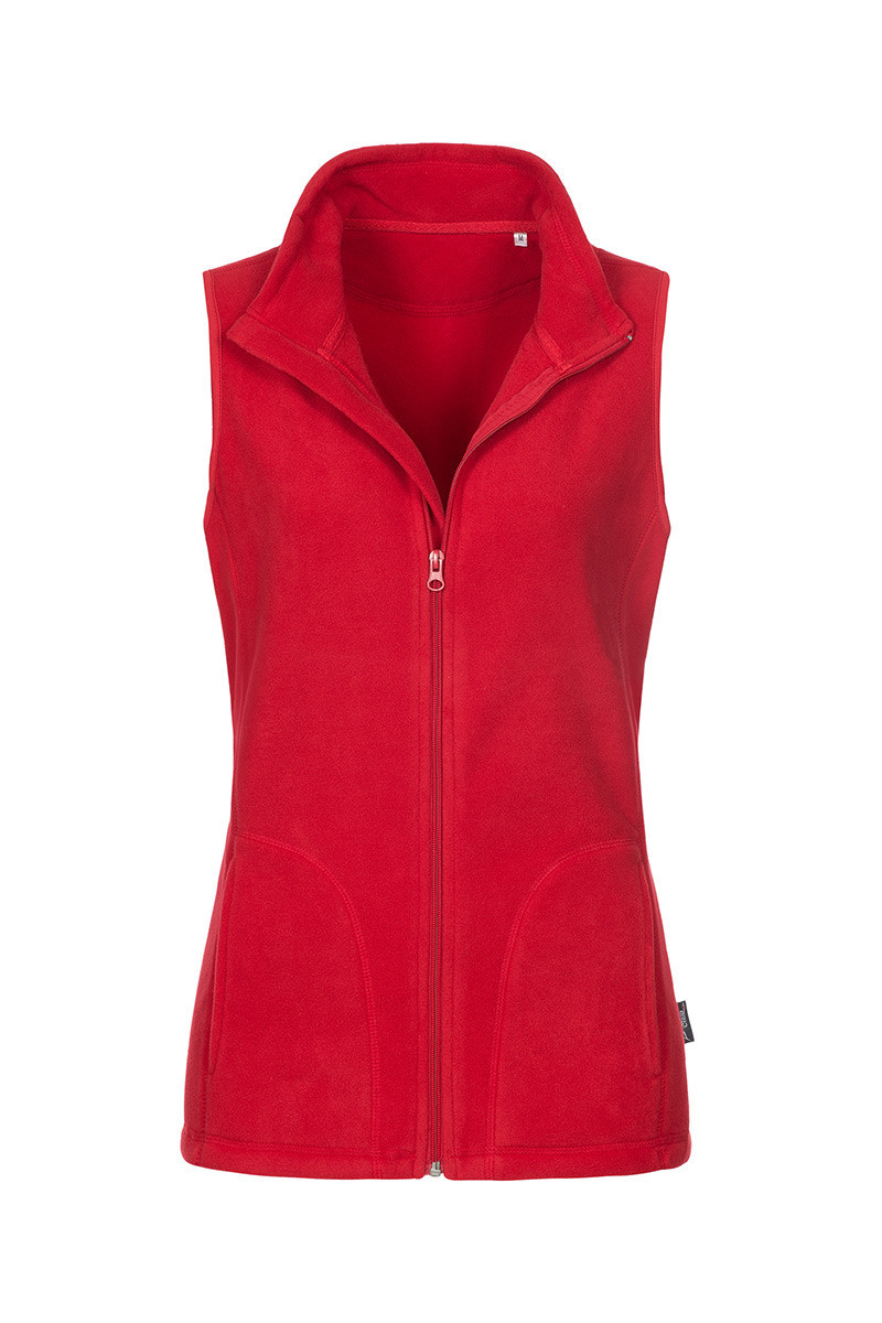 Флісова жилетка жіноча червона Stedman — SRECT5110