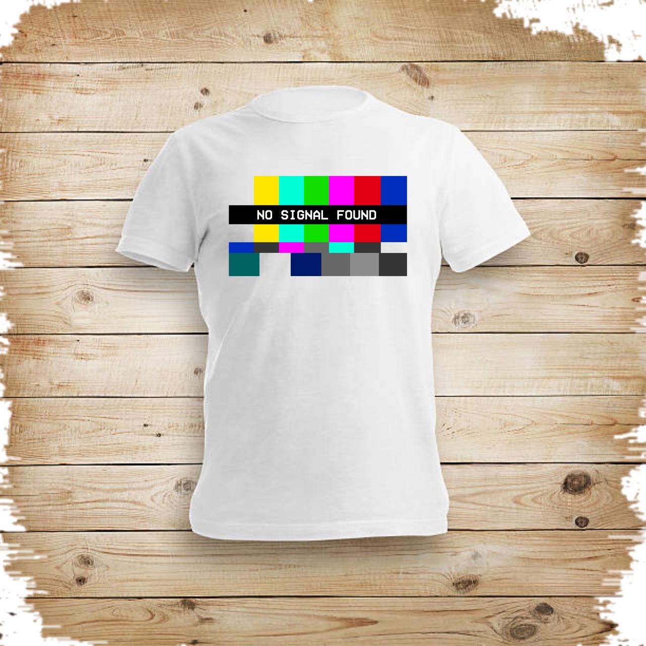 Футболка YOUstyle No Signal 0010 XL White