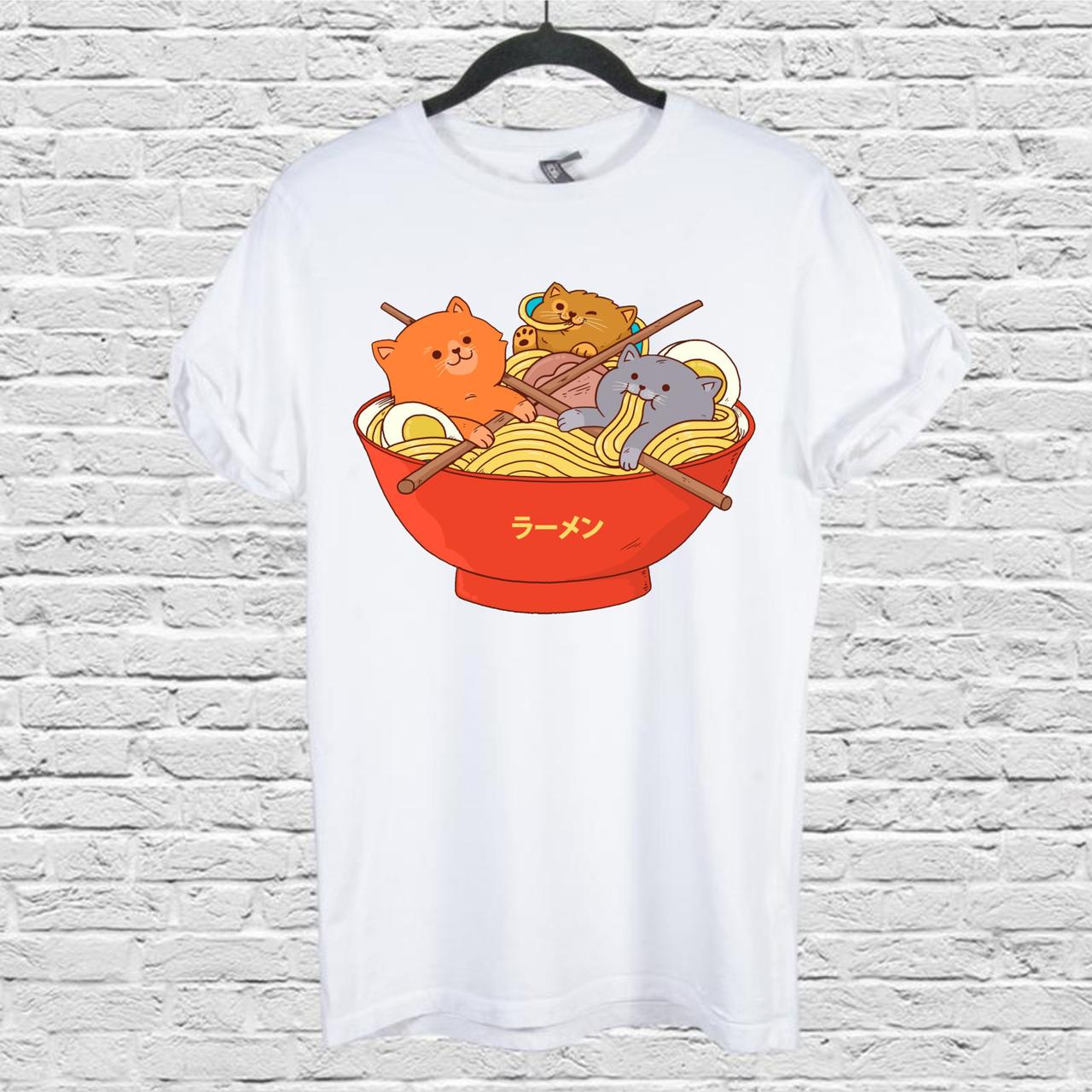 Футболка YOUstyle Ramen noodles 0012 M White, фото 1