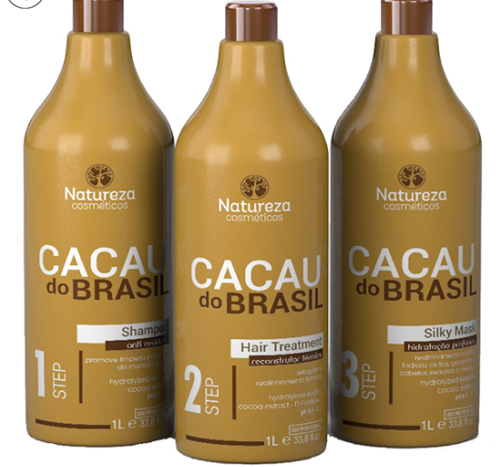 Кератин Natureza Cacau do Brasil, набір 3х500 мл