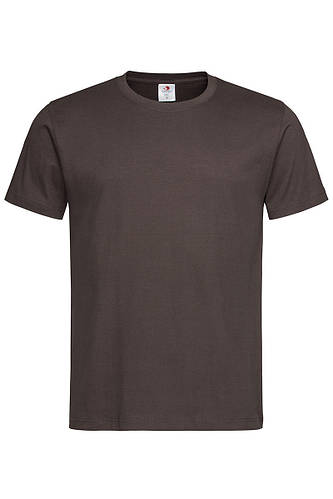 Купить Футболка мужская коричневая с круглым вырезом Stedman ...