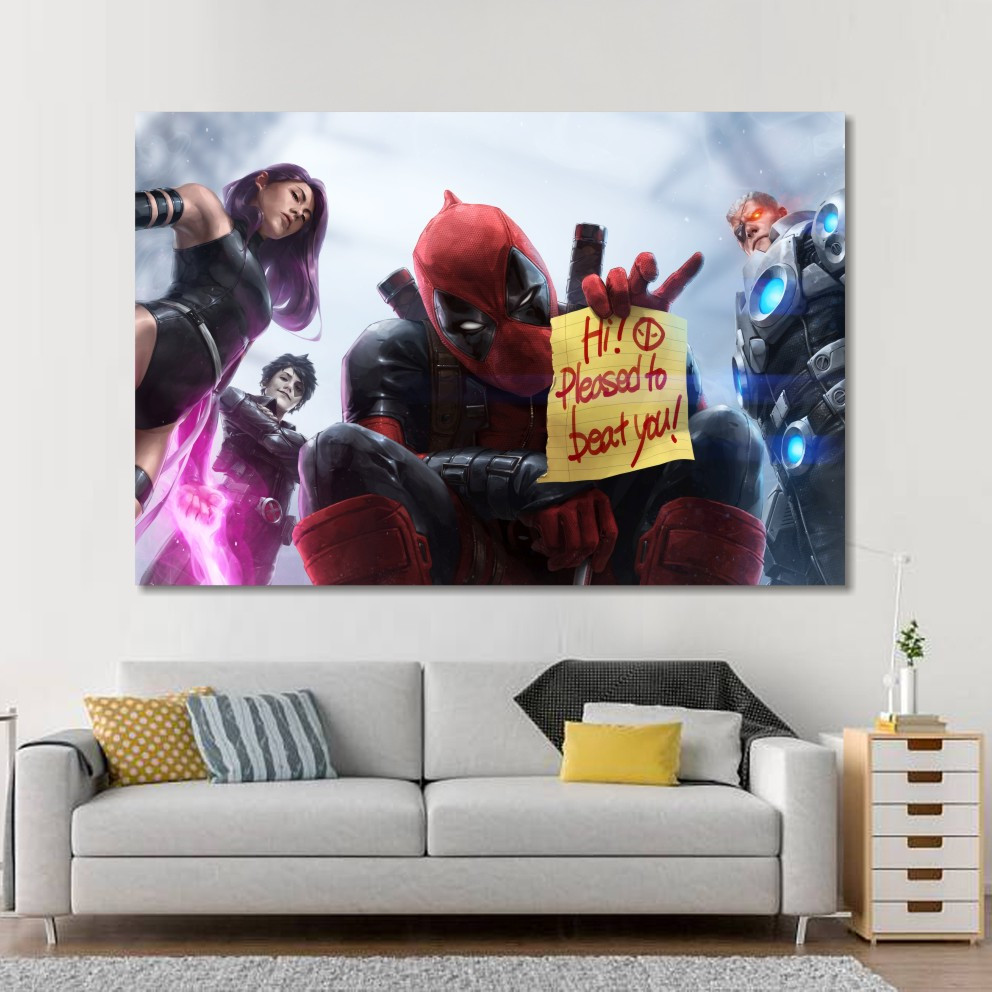 Модульна картина IDEAPRINT Deadpool, фото 1