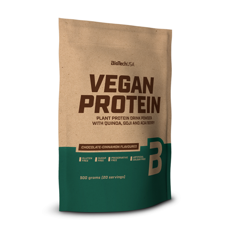 Растительный протеин Biotech USA VEGAN protein 500 грамм Банан - фото 1 - id-p1157461850