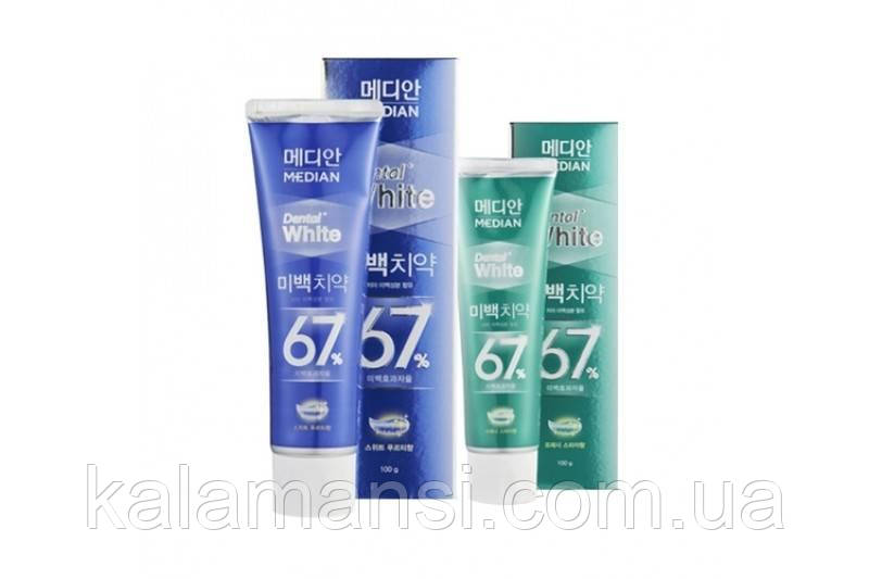 Вибілювальна зубна паста Median Dental White 67% Toothpaste 100 г