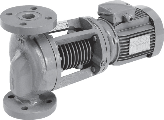 Насос із сухим ротором інлайн-конструкції з фланцевим з'єднання єднанням VeroLine-IPH-O , WILO (Німеччина)