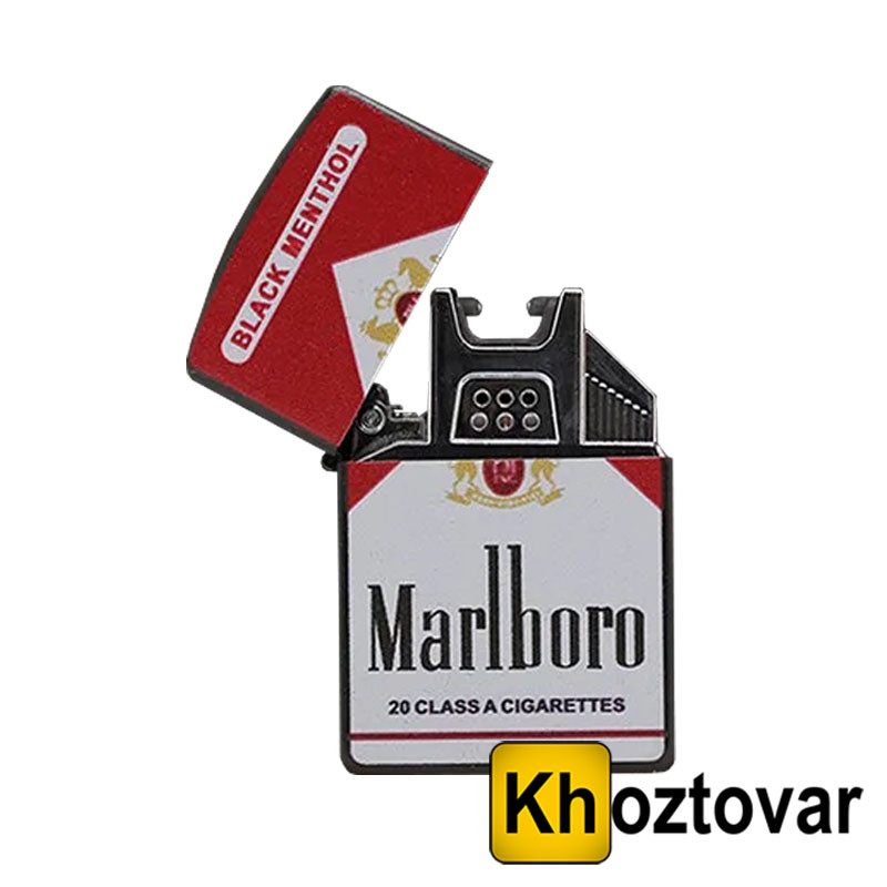 Спіральна електрична USB запальничка Malboro, фото 1