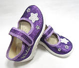 Ошатні текстильні туфлі для дівчинки тм"Валді", розміри  22,24,25, фото 5
